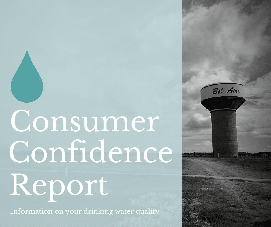 The Consumer Confidence Report shares information about the drinking water quality.