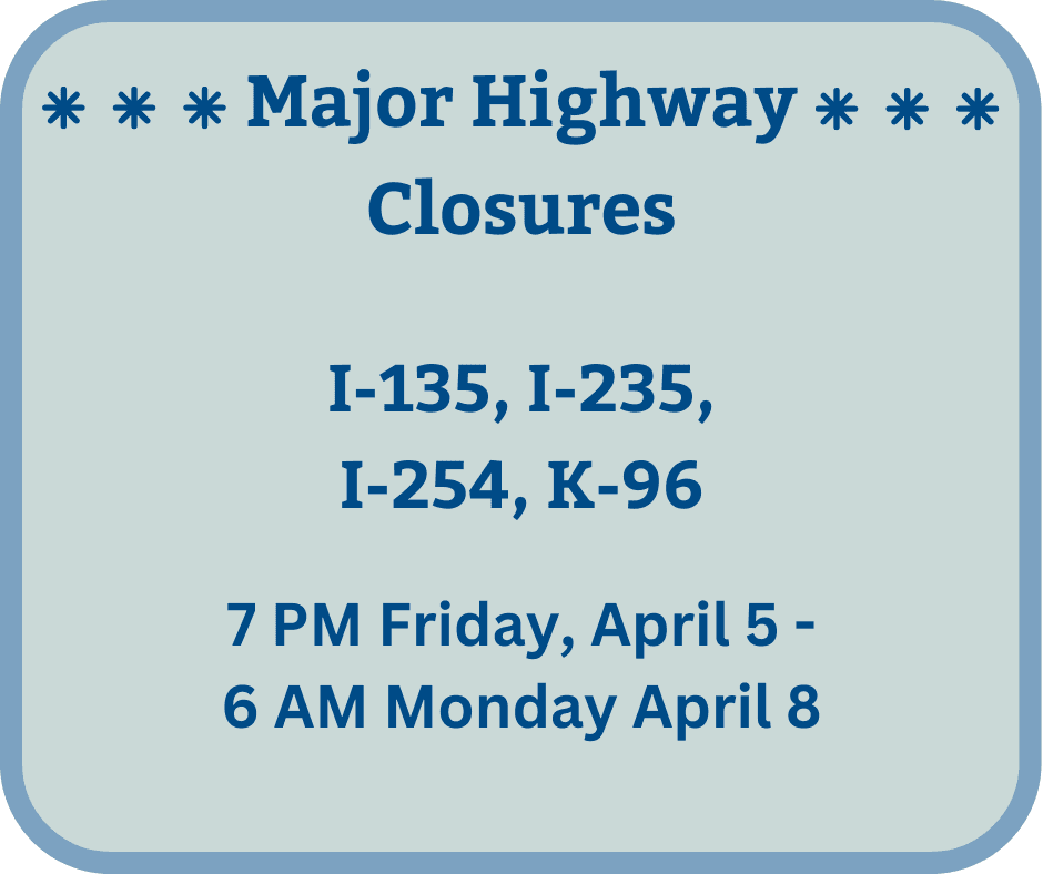 News Flash Major Highway Closures