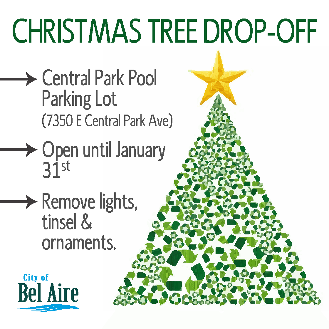 Christmas Tree Drop Off