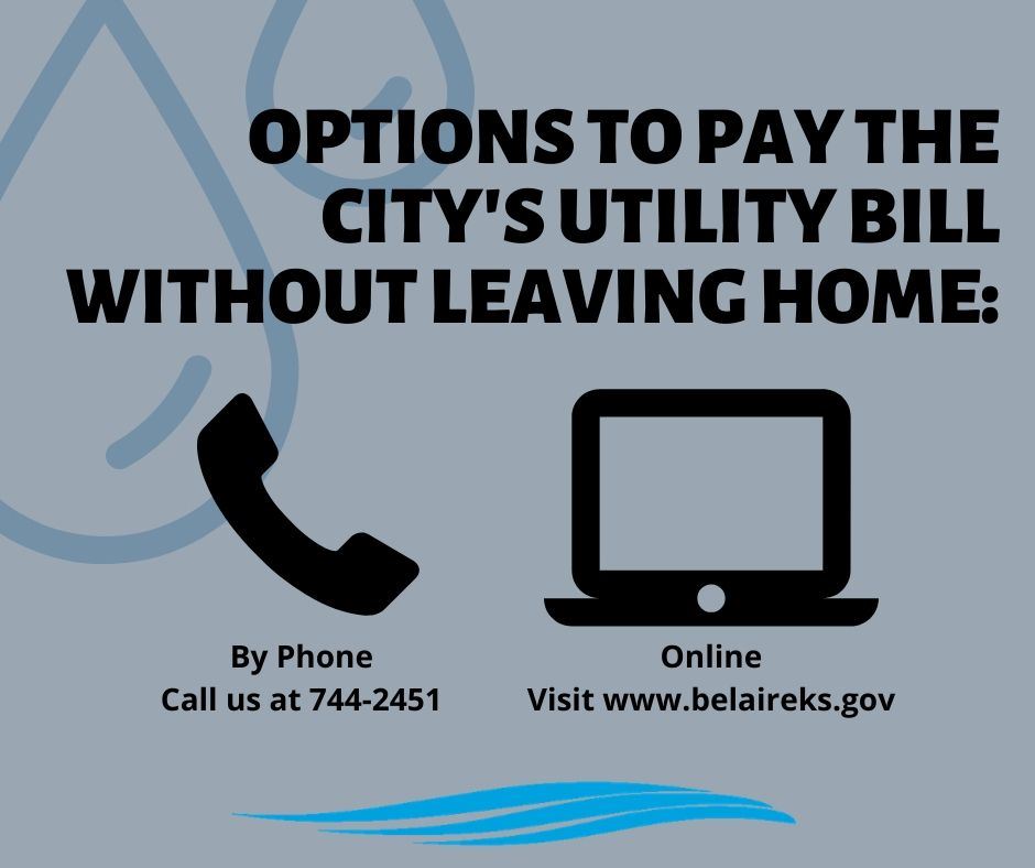 Options to Pay: Call, Online or Dropbox