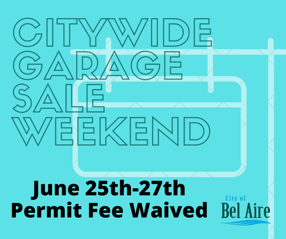 June 25th-27th Permit Fee Waived